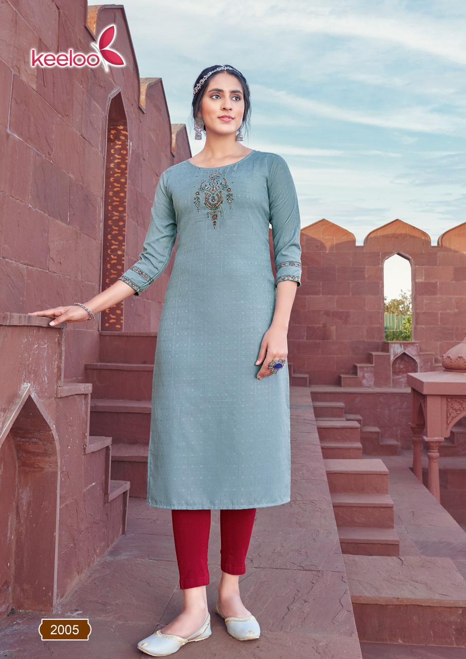 Keeloo Rosie Vol 2 Ethnic Wear Wholesale Designer Kurtis Catalog